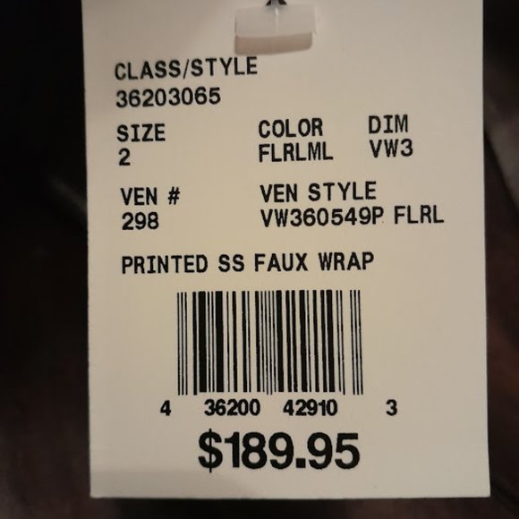 NWT-Vera Wang White Davids Bridal 2020 VEN STYLE VW360549P FLRL - Picture 3 of 7